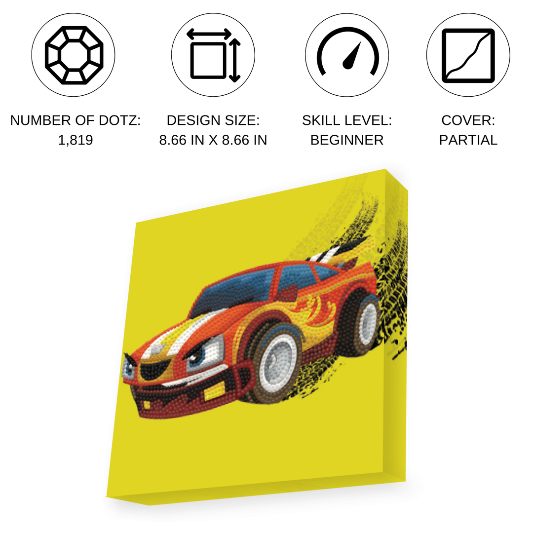 Diamond Dotz Hot Rod - 11 x 11 in