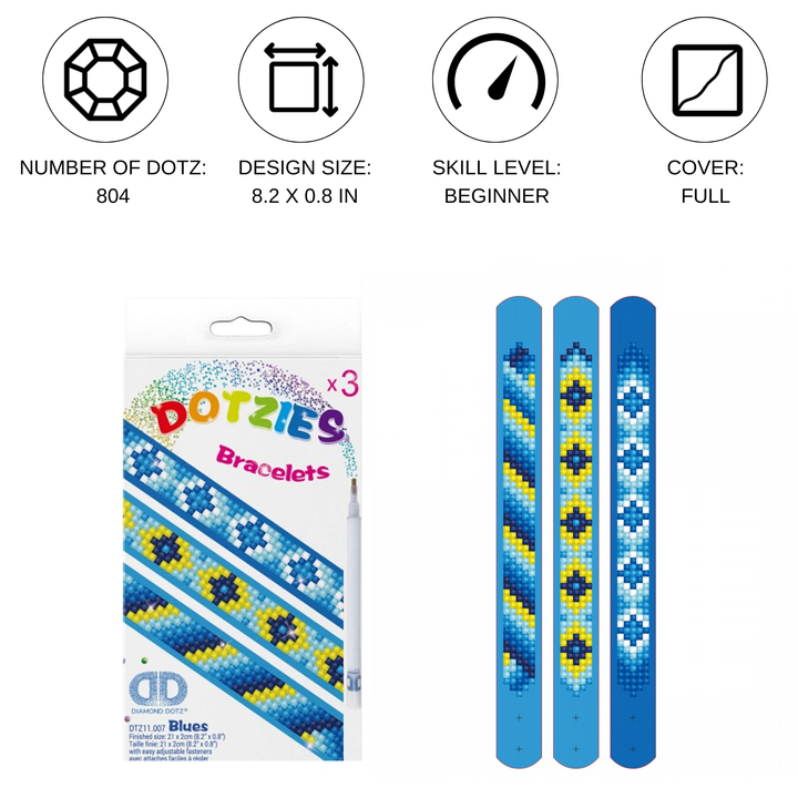Diamond Dotz Blues Bracelets Kit