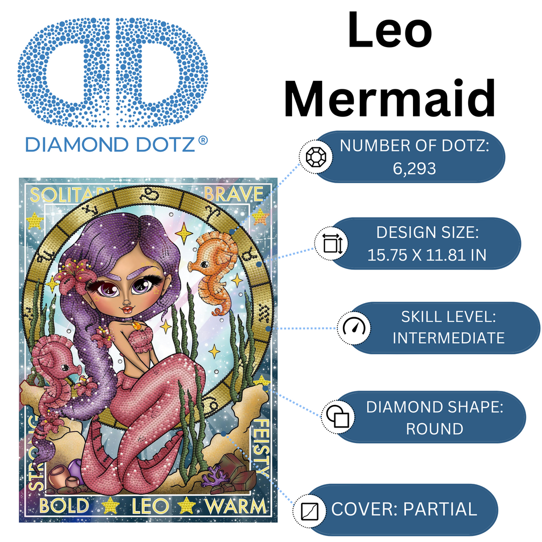 Diamond Dotz Leo - 15.75 x 11.81 in