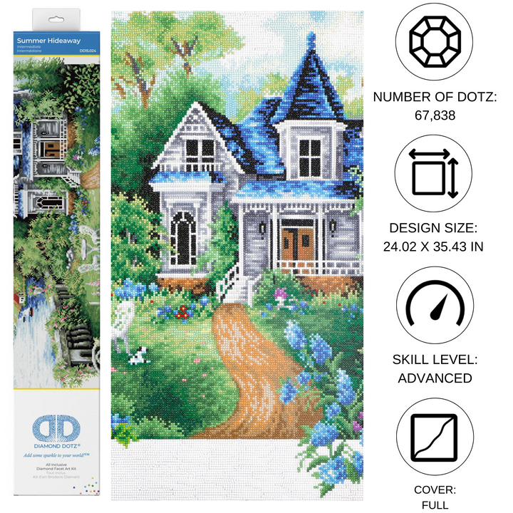 Diamond Dotz Summer Hideaway - 24.02 x 35.43 in