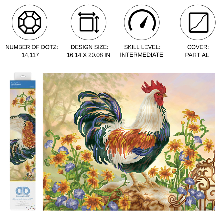 Diamond Dotz Country Charm - 16.14 x 20.08 in