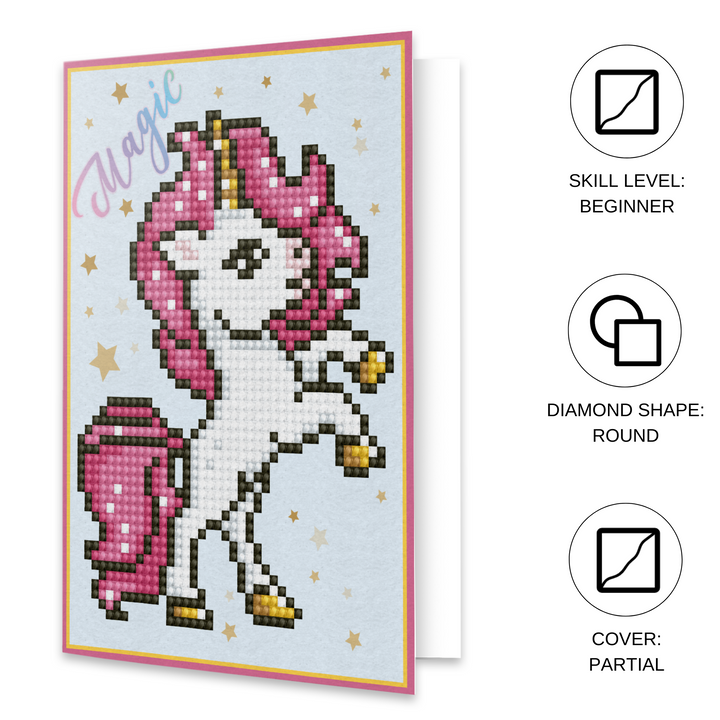 Diamond Dotz Magic - Diamond Painting Greeting Card