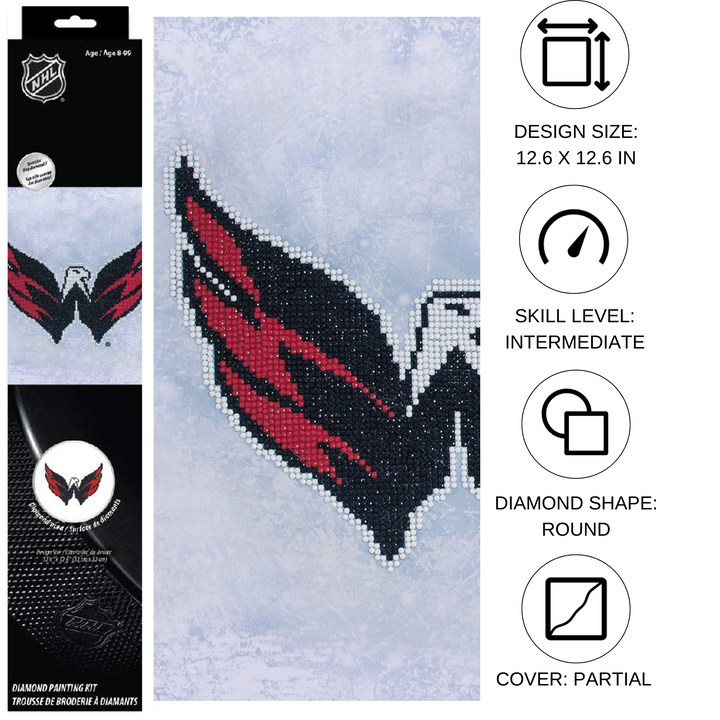 Diamond Dotz NHL Washington Capitals - 12.6 x 12.6 in