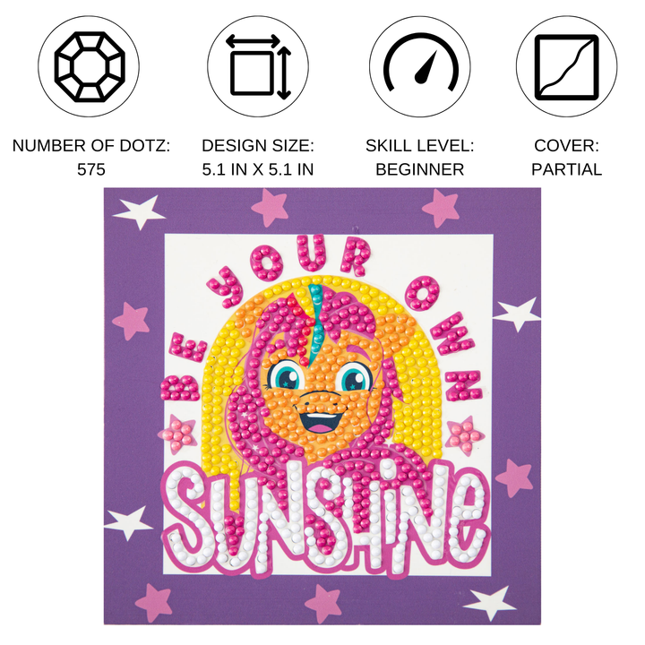 Diamond Dotz Quick Dotz Be Your Own Sunshine - 5.1 x 5.1 in