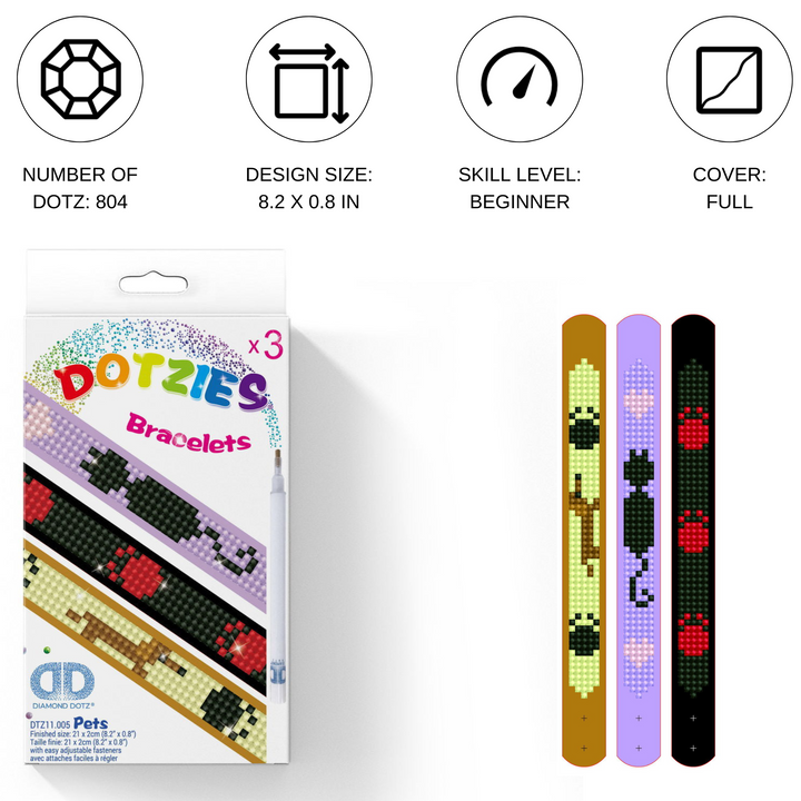 Diamond Dotz Pets Bracelets Kit