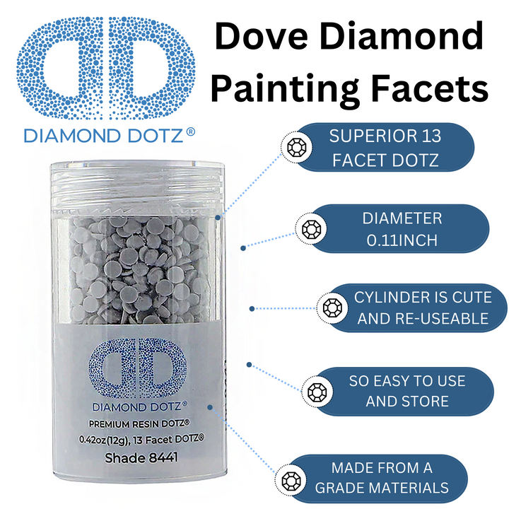 Diamond Dotz 2.8MM 12G DOTZ Cylinder - Dove