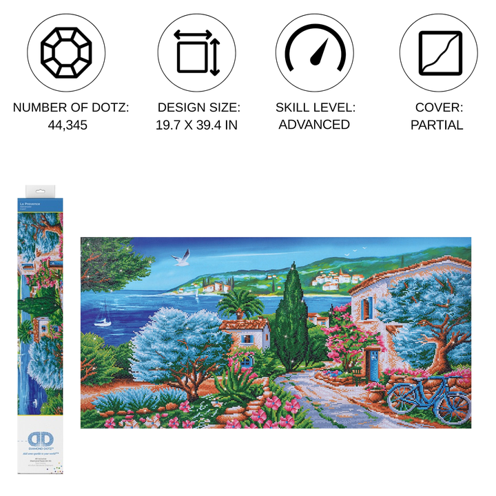 Diamond Dotz La Provence - 39.4 x 19.7 in