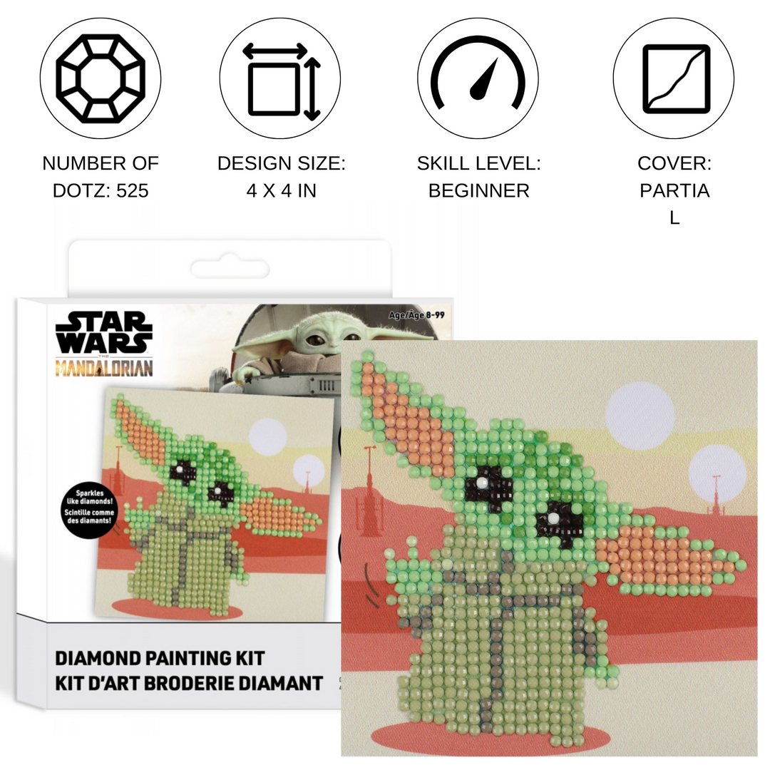Diamond Dotz Star Wars Grogu Fun - 4 x 4 in