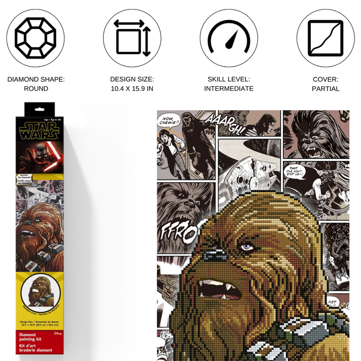 Diamond Dotz Chewbacca - 10.4 x 15.9 in