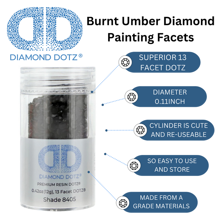 Diamond Dotz 2.8MM 12G DOTZ Cylinder - Burnt Umber