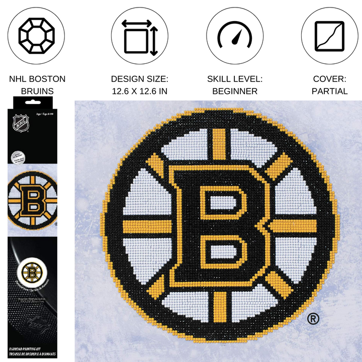Diamond Dotz NHL Boston Bruins - 12.6 x 12.6 in
