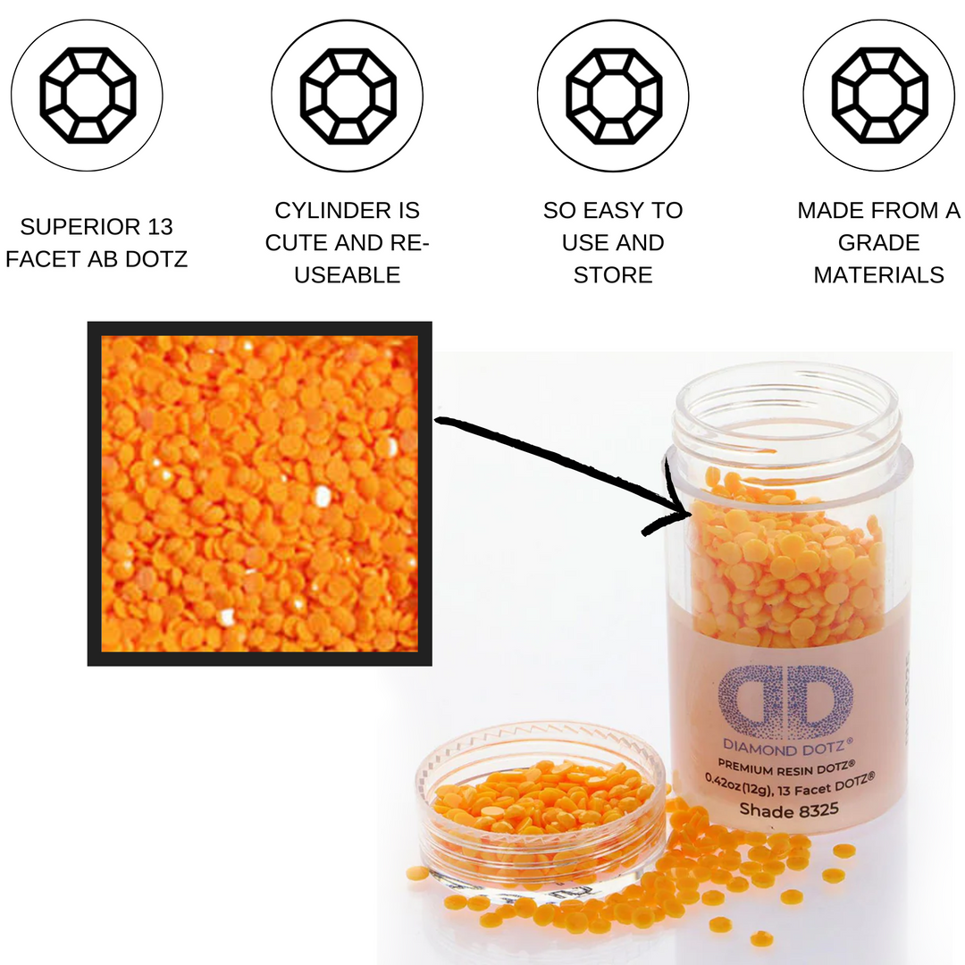 Diamond Dotz 2.8MM 12G DOTZ Cylinder - Marigold