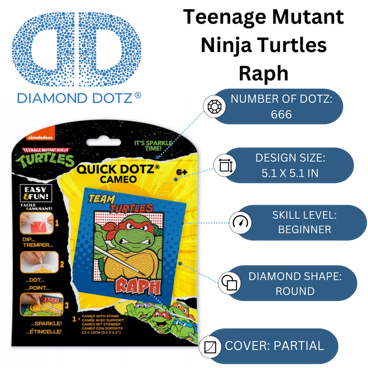 Diamond Dotz TMNT - Raph Cameo Kit - 5.1 x 5.1 in