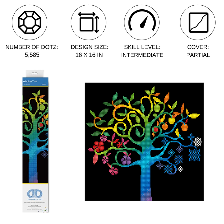 Diamond Dotz Wishing Tree - 16 x 16 in