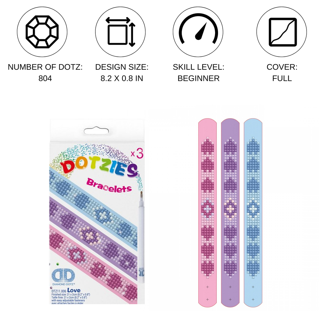 Diamond Dotz Love Bracelets Kit