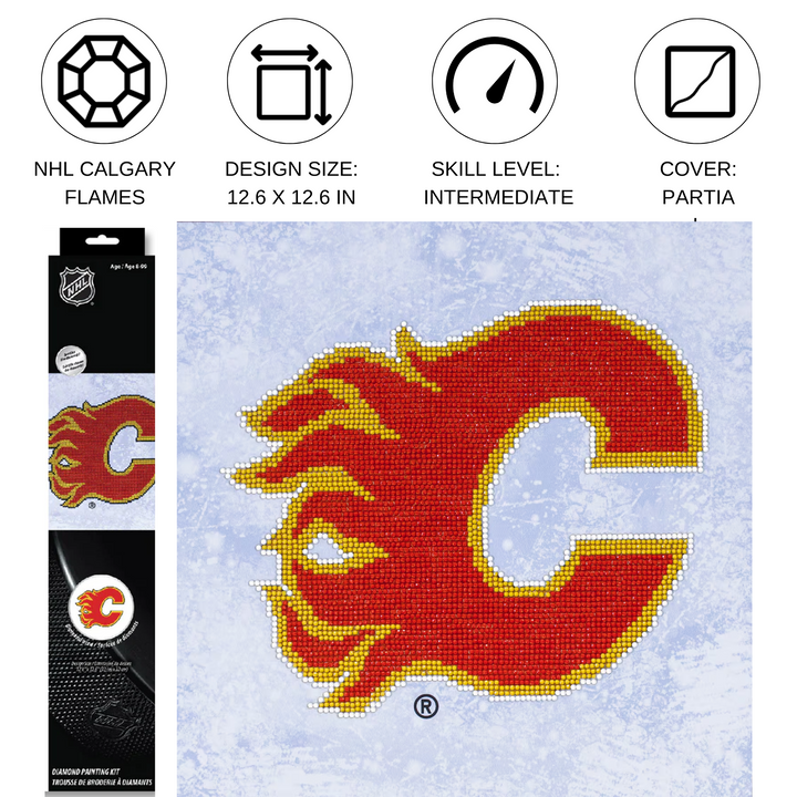 Diamond Dotz NHL Calgary Flames - 12.6 x 12.6 in