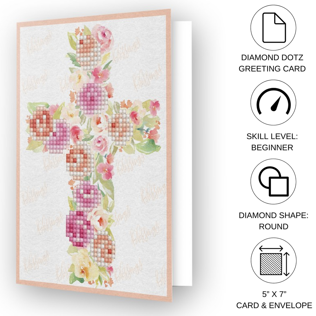 Diamond Dotz Blessings - Diamond Painting Greeting Card