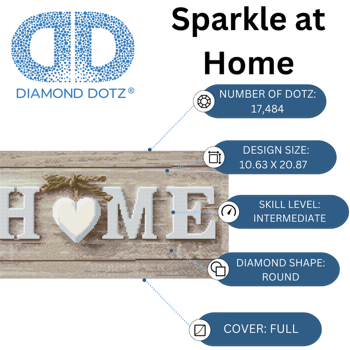 Diamond Dotz Sparkle at Home - 20.87 x 10.63 in