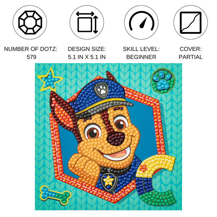 Diamond Dotz PAW PATROL Chase - 5.1 x 5.1 in