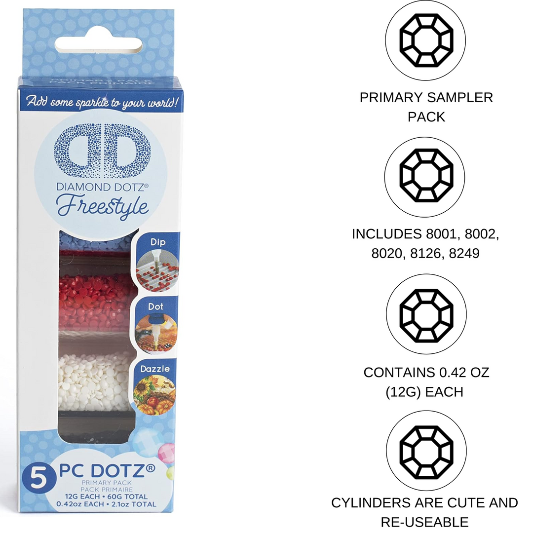 Sampler Pack – Primary | Diamond Painting Beads Gems | Diamond Sampler Pack – Primary | Diamond Painting Beads Gems | Diamond