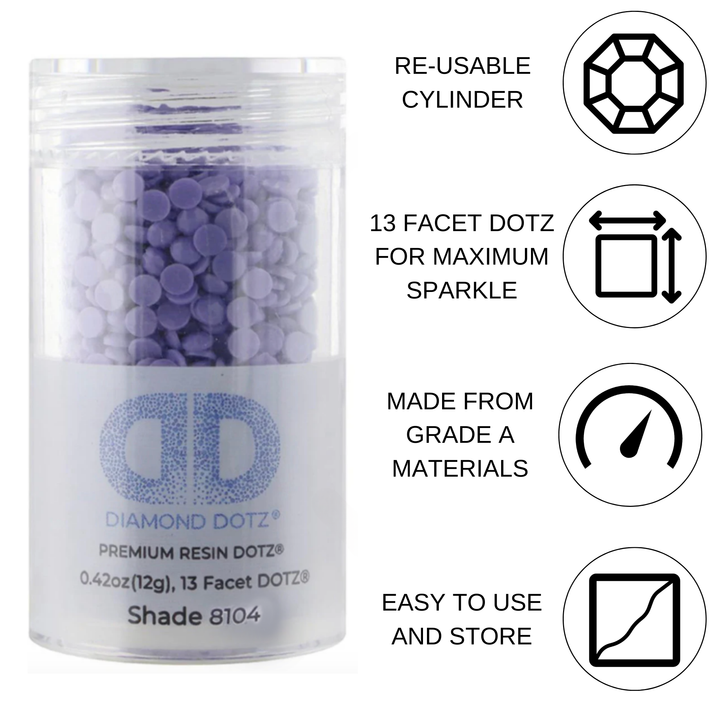 Diamond Dotz 2.8MM 12G DOTZ Cylinder - Lavenda