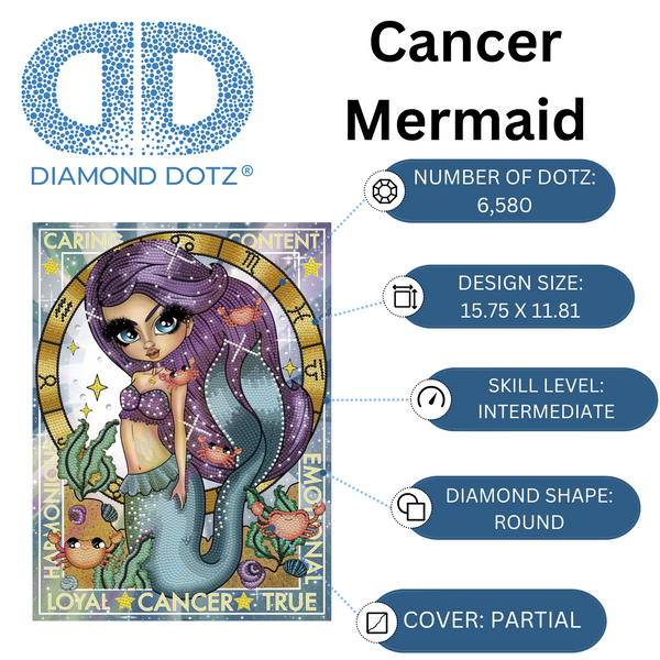 Cancer | Diamond Painting Kits Astrology & Zodiac | Diamond Dotz