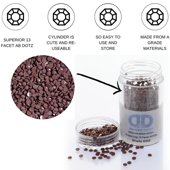 Diamond Dotz 2.8MM 12G DOTZ Cylinder - Dark Java