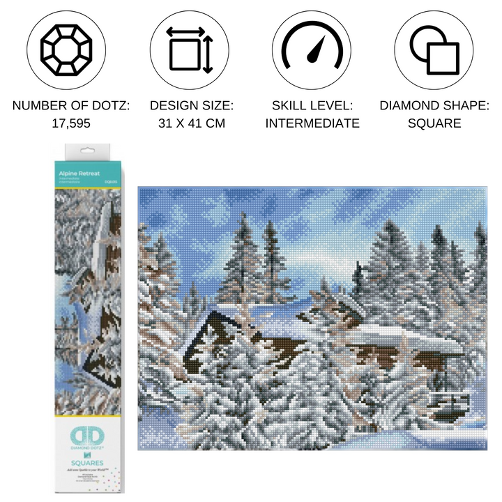 Diamond Dotz Alpine Retreat - 12.2 x 16.14 in