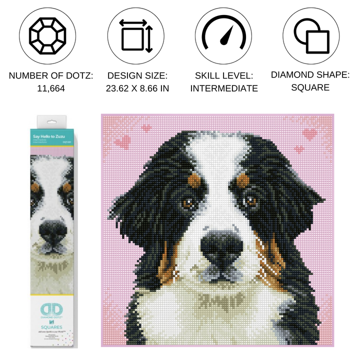 Diamond Dotz Say Hello to Zuzu - 11.42 x 11.42 in