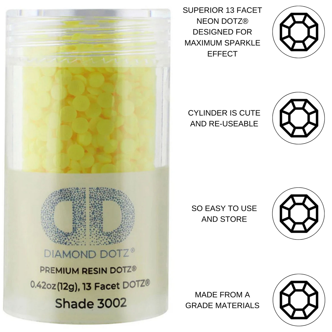 Diamond Dotz 2.8MM 12G DOTZ Cylinder - NEON Yellow