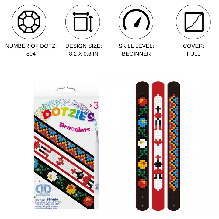 Diamond Dotz Ethnic Bracelets Kit