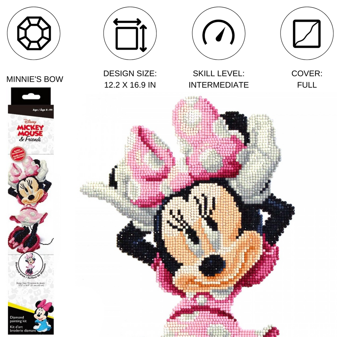 Diamond Dotz Minnie's Bow - 12.2 x 16.9 in