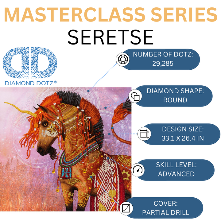 Diamond Dotz Seretse - Masterclass - 53.5 x 26.4 in
