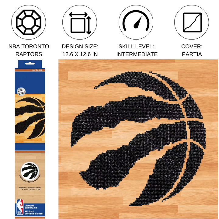 Diamond Dotz NBA Toronto Raptors - 12.6 x 12.6 in