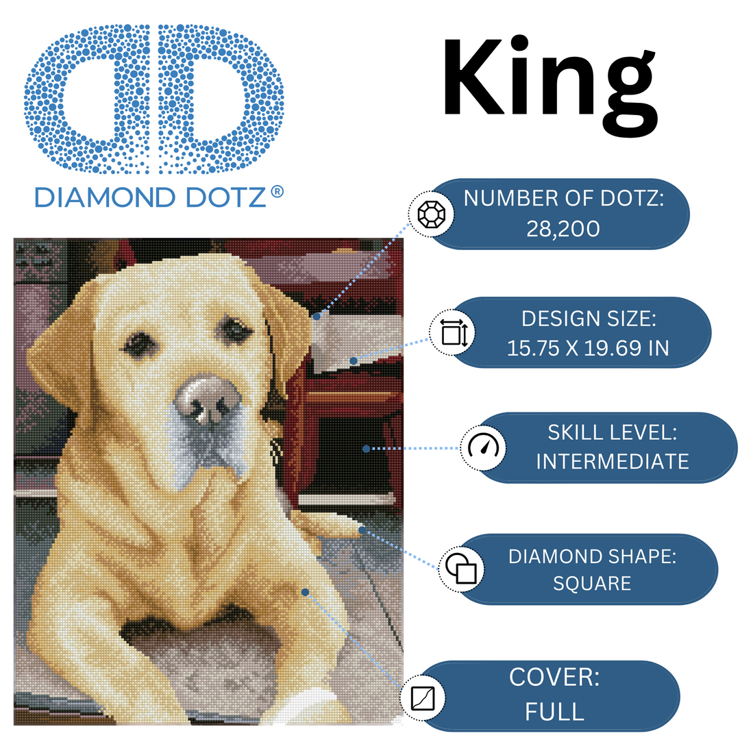 Diamond Dotz King - 15.75 x 19.69 in