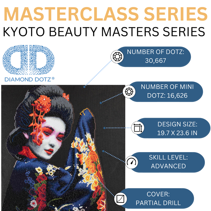 Diamond Dotz Kyoto Beauty - Mastersclass - 19.7 x 23.6 in