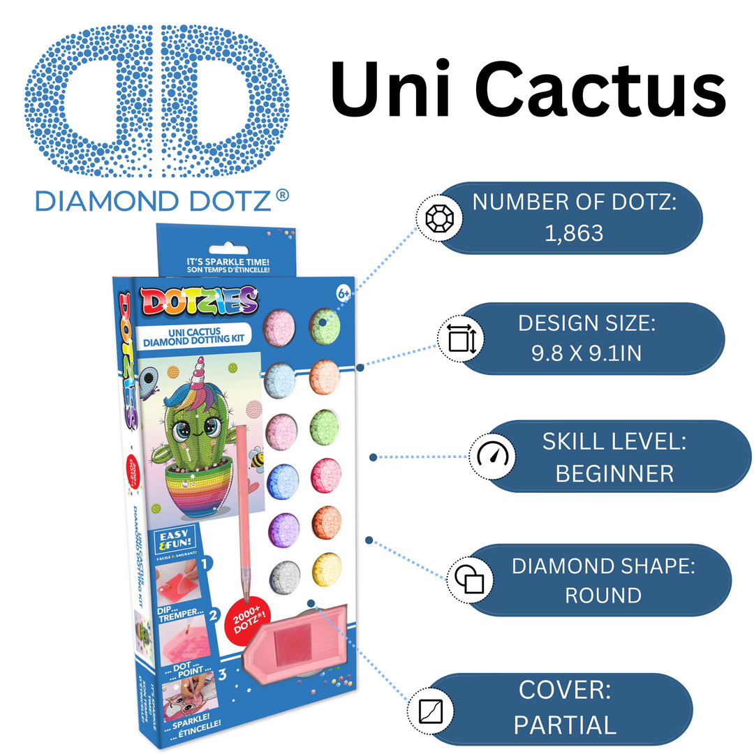 Diamond Dotz Uni Cactus - 9.1 x 9.1 in