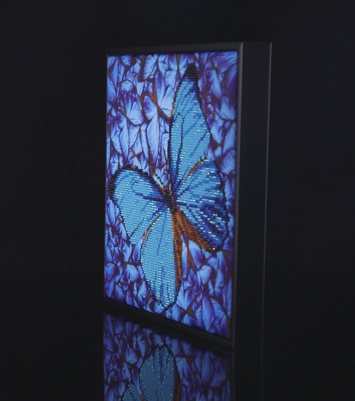 Diamond Dotz Flutter By Blue - 12 x 12 in