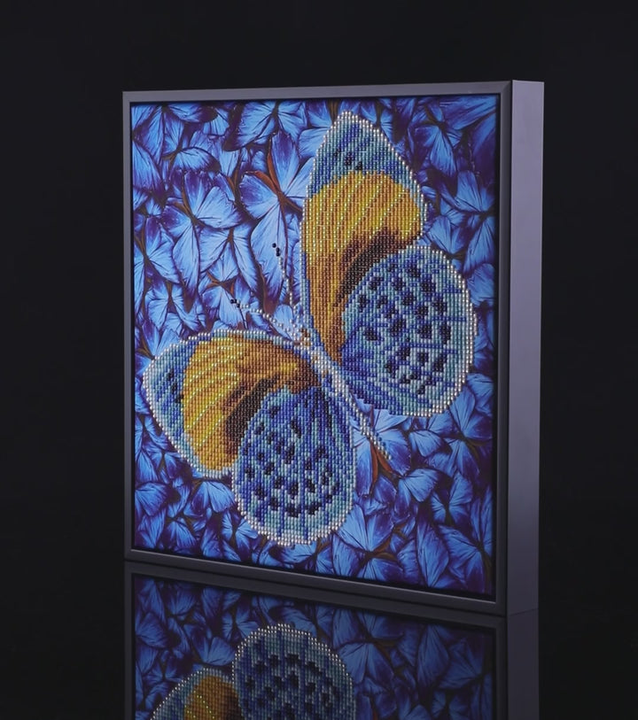 Diamond Dotz Flutter By Gold - 12 x 12 in