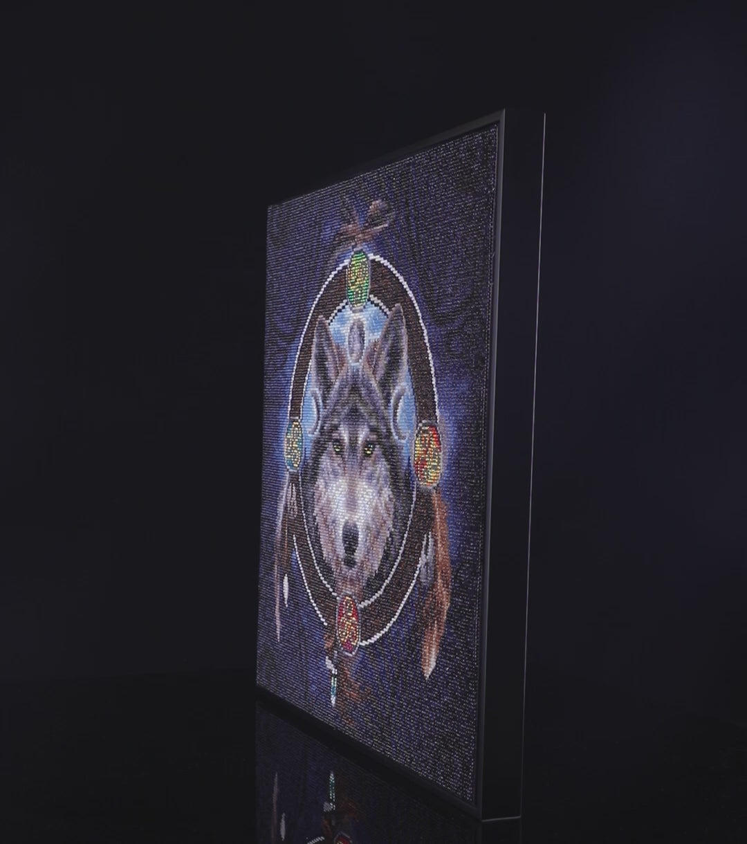 Diamond Dotz Celtic Wolf Guide - 20.3 x 20.3 in
