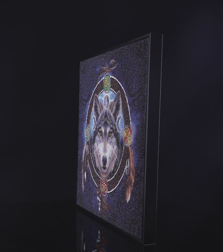 Diamond Dotz Celtic Wolf Guide - 20.3 x 20.3 in
