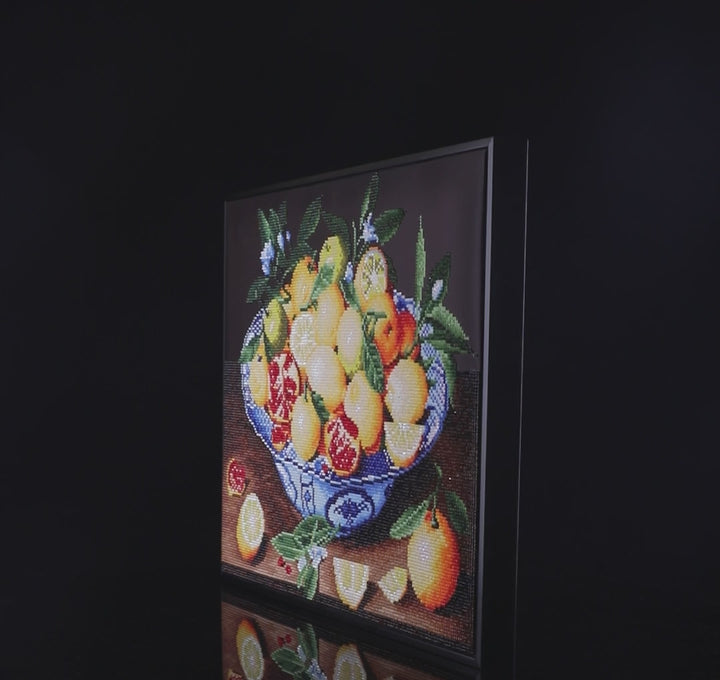 Diamond Dotz Still Life With Lemons (Hulzdonck) - 20.5 x 16.5 in