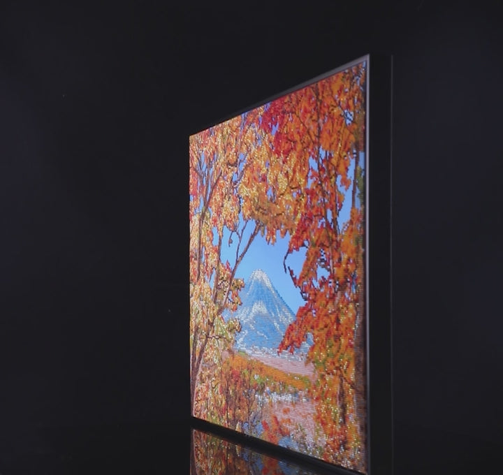 Diamond Dotz Autumn Mountain - 28.35 x 22.05 in