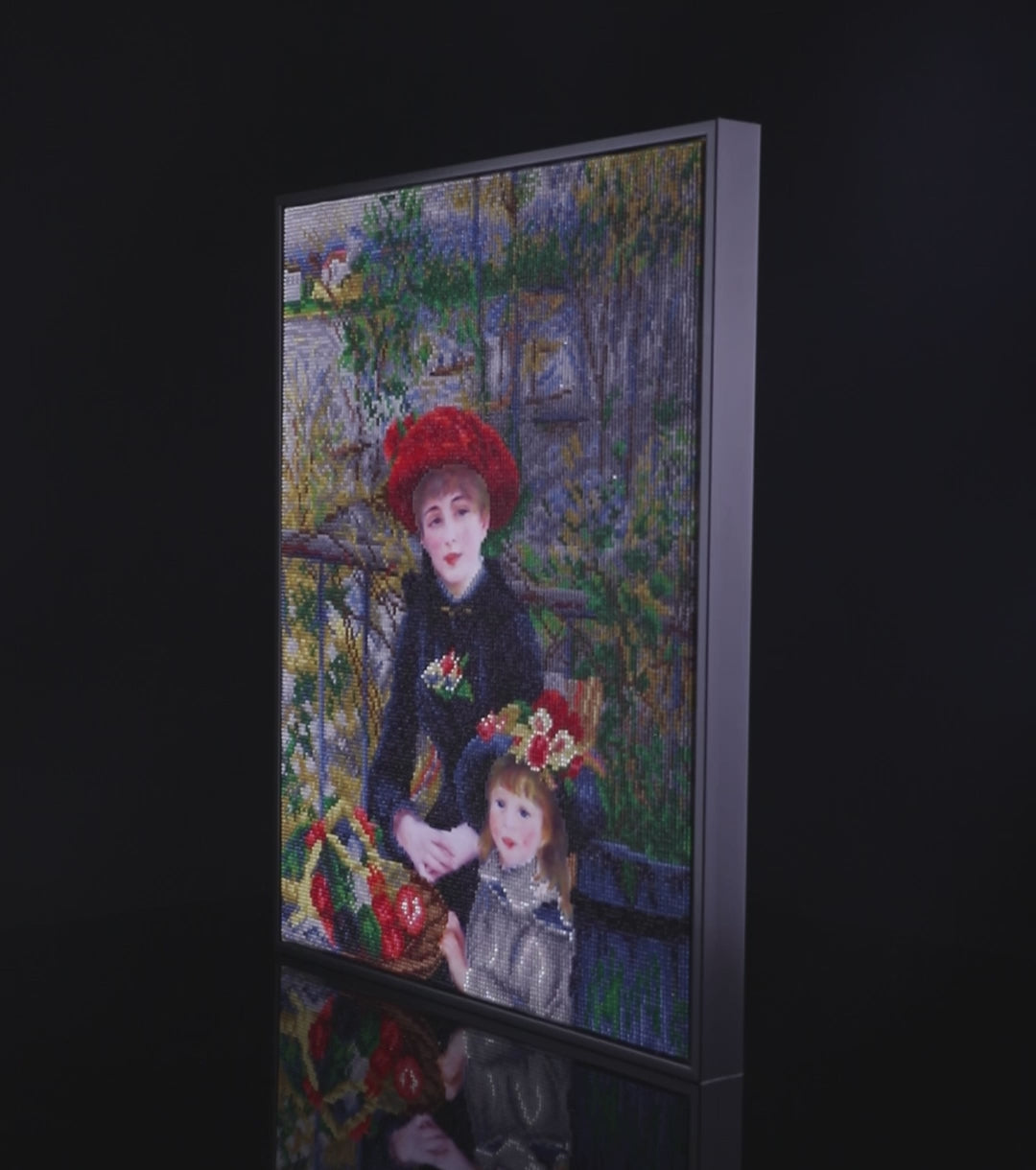 Diamond Dotz Two Sisters on the Terrace (Après Renoir) - 16.5 x 20.5 in