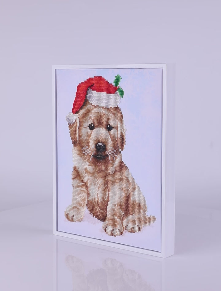 Diamond Dotz Christmas Lab - 13.8 x 10.6 in