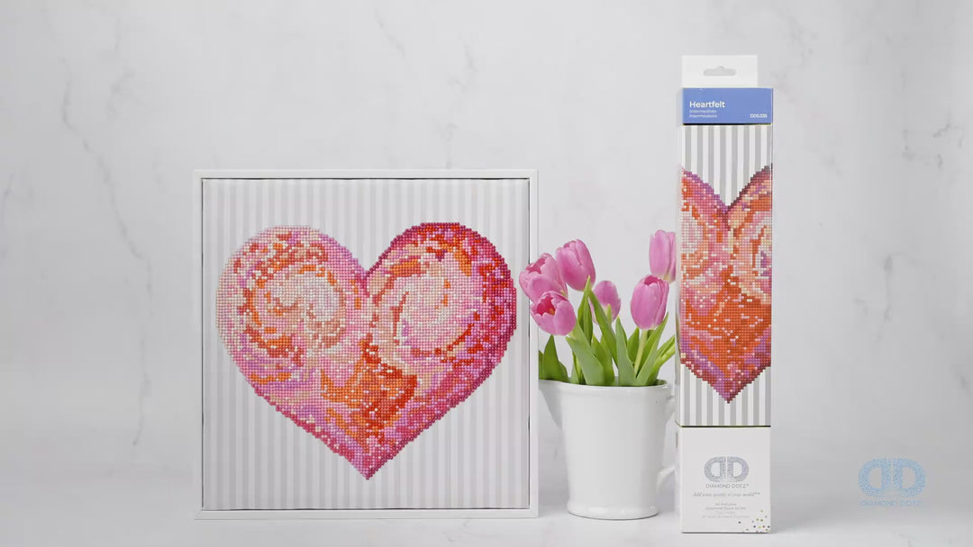 Diamond Dotz Heartfelt - 12 x 12 in