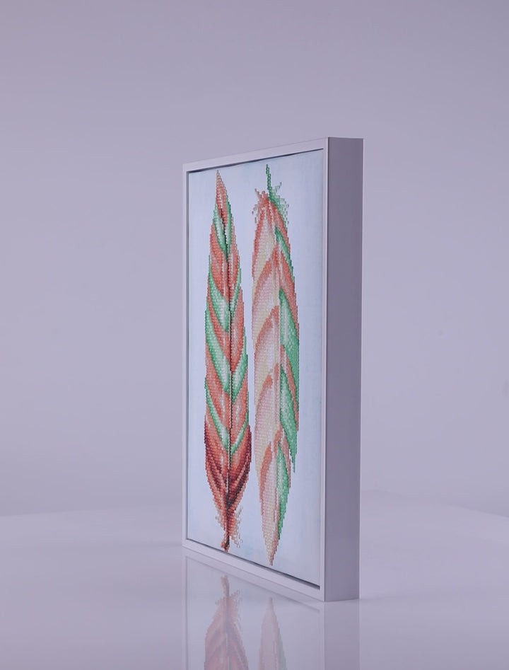 Diamond Dotz Feather Whispers - 14.6 x 11 in
