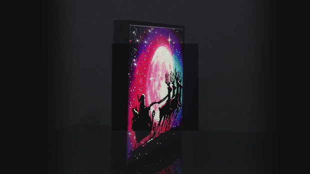 Santa's Sleigh Diamond Painting Kit | Christmas Art Diamond Dotz