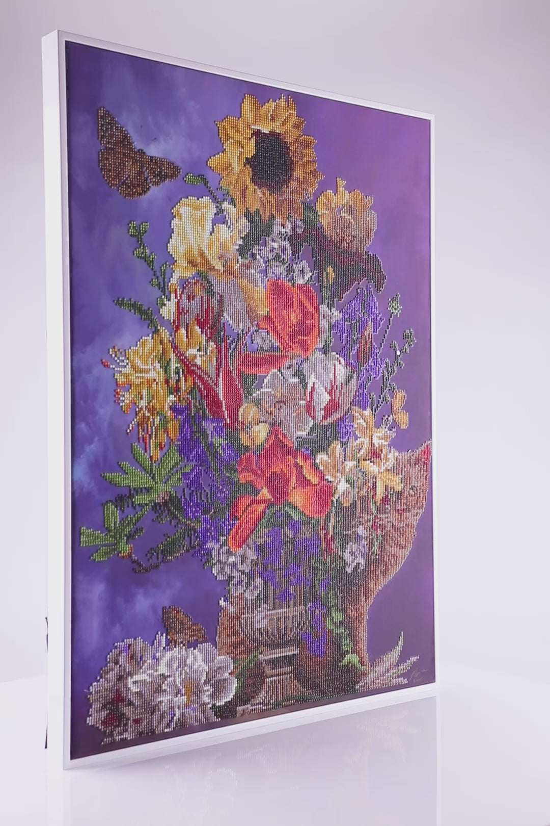 Diamond Dotz Garden in Gold - 28.35 x 20.47 in