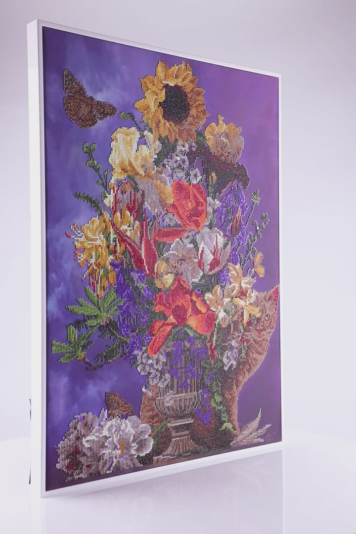 Diamond Dotz Garden in Gold - 28.35 x 20.47 in